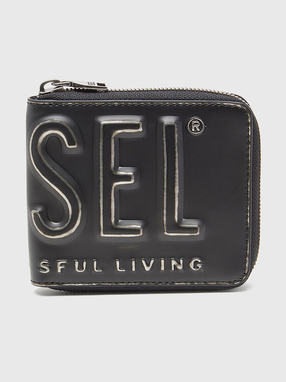 Портмоне с лого акцент - 1