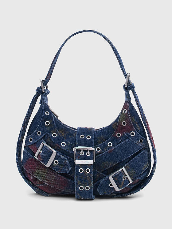 Дънкова чанта с регулируема дръжка - 1