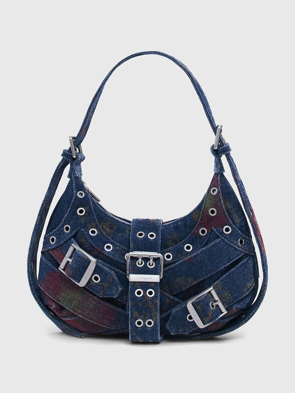 Denim bag with adjustable handle - 1