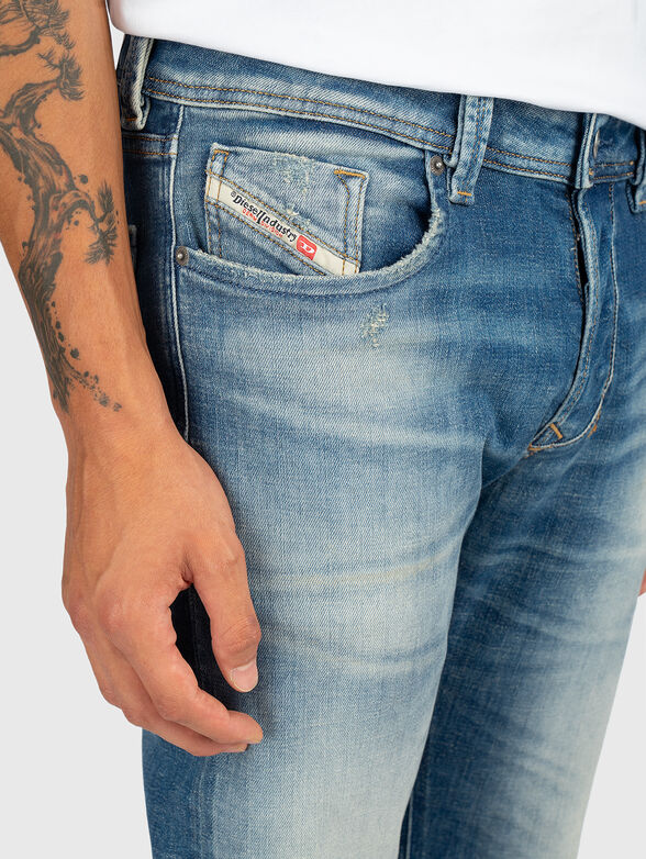 Cotton straight jeans - 3