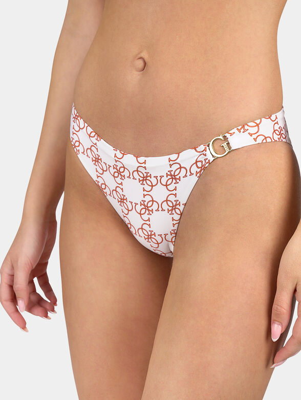 Bikini bottom with logo print - 1