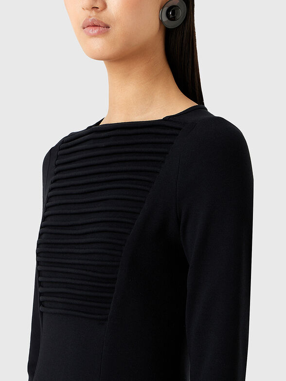 Black dress with long sleeves  - 3