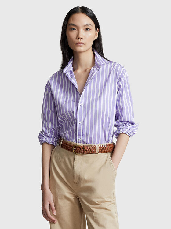 Stried shirt in cotton  - 1