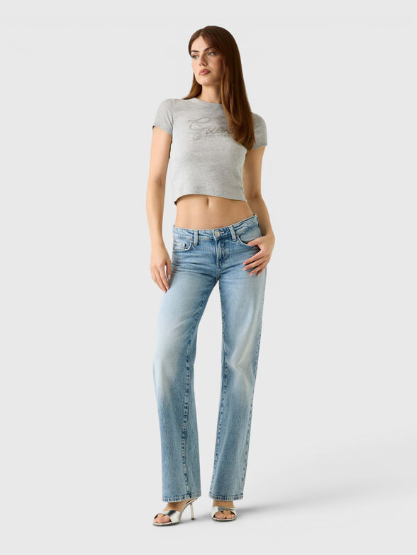 T-shirt with appliqu&eacute;s rhinestone - 2