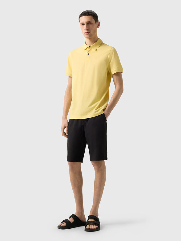 Cotton-blend polo shirt - 2