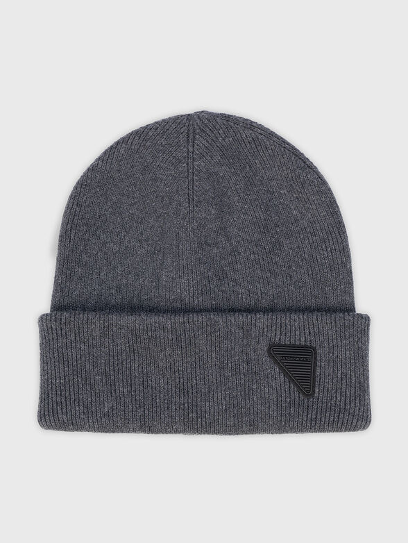 Knitted hat with logo detail - 1