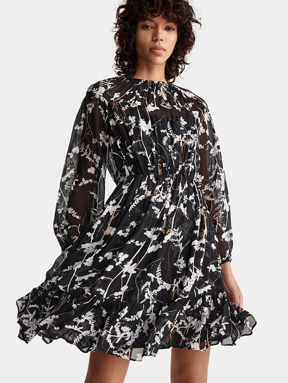 Dress with floral print - 4