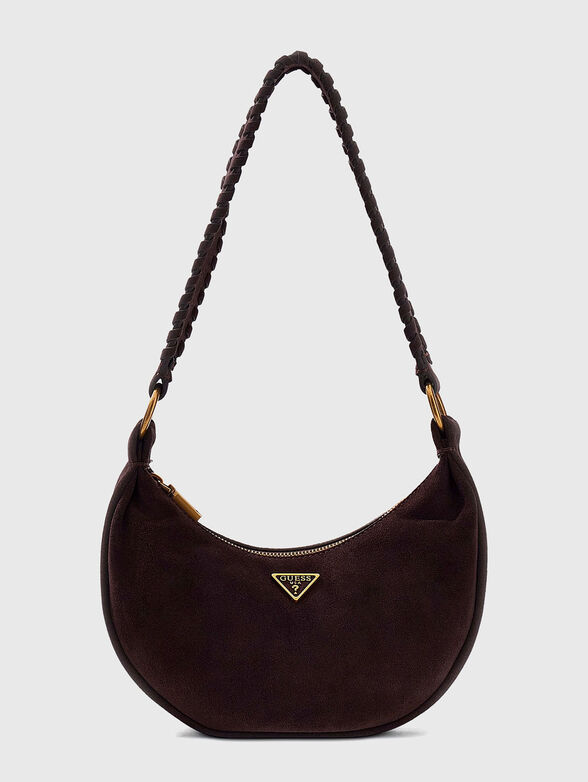 AMITA suede mini hobo bag - 1
