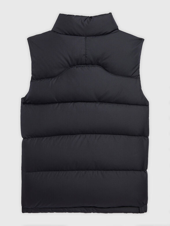 Contrast-logo black vest  - 2