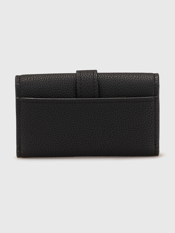 Black leather wallet - 2