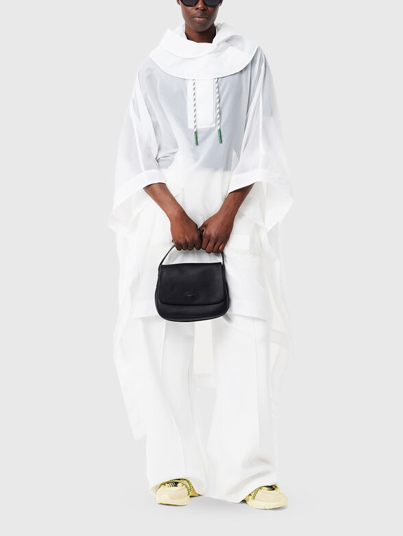 Leather crossbody bag with logo - 2