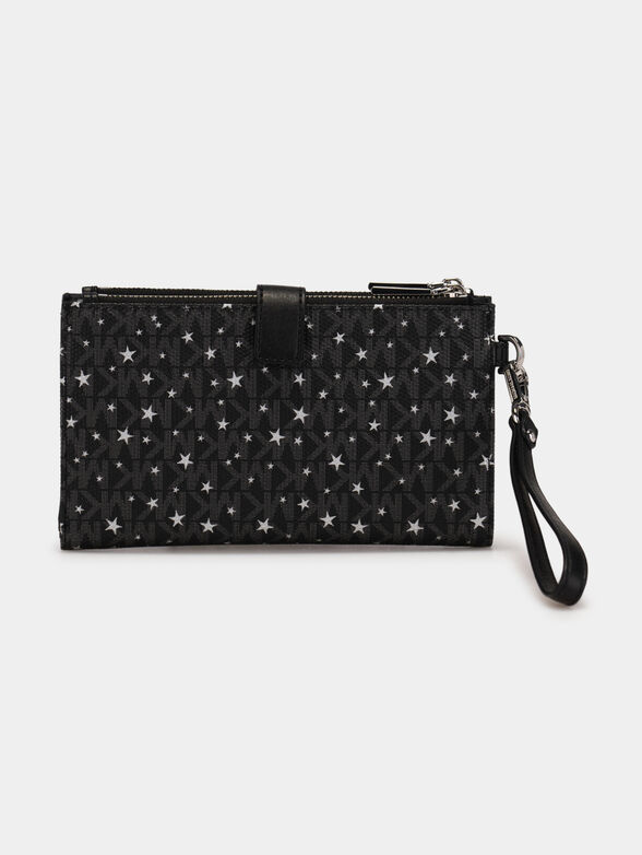 Large wallet with star print - 2