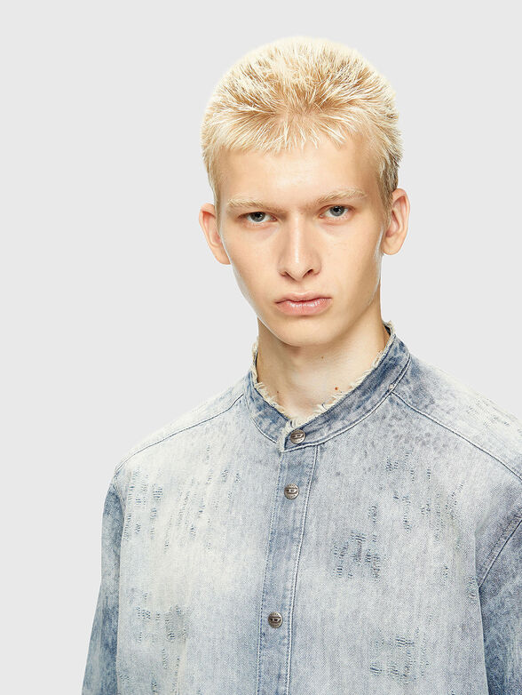 D-SIMP-FSH denim shirt - 4