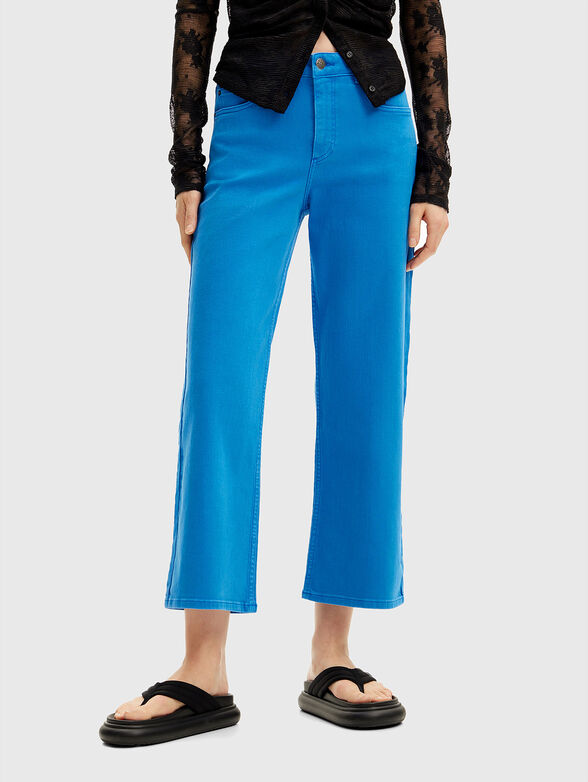 Cropped blue jeans - 1