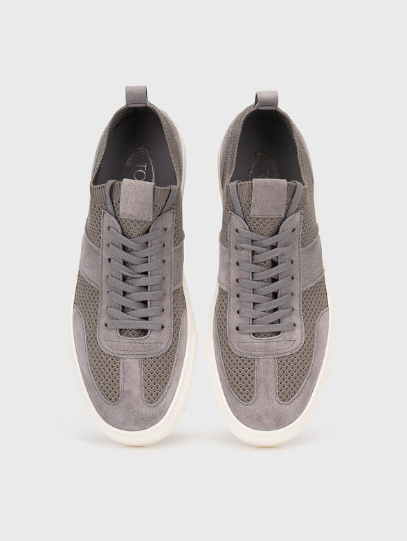 Sports shoes with suede elements - 6