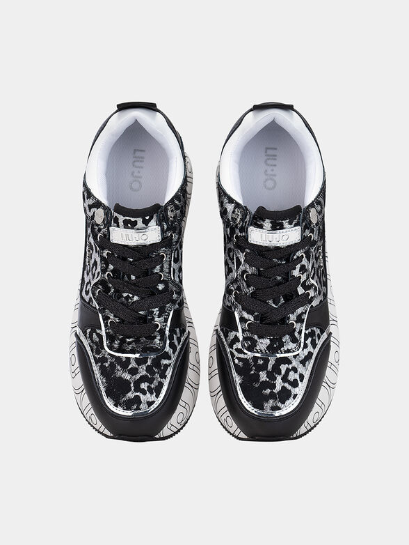 WONDER Platform sneakers with leopard print - 6
