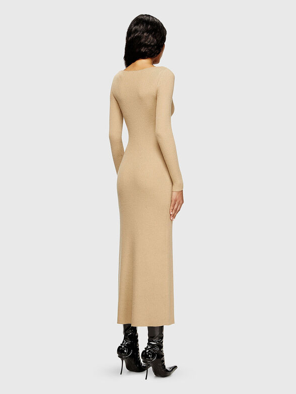 M-OLONI ribbed wool midi dress - 2