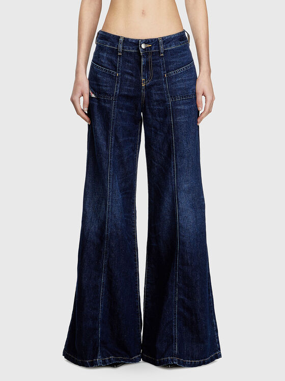 D-AKII L.28 wide leg jeans - 1