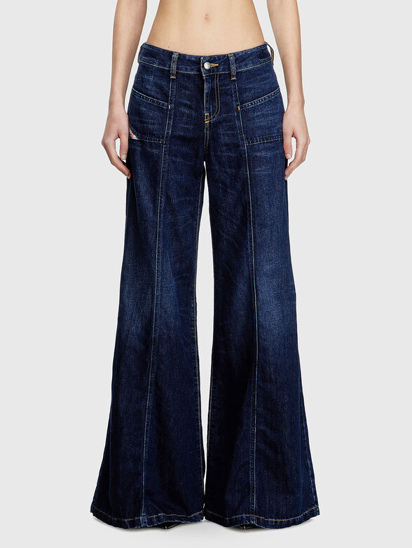 D-AKII L.28 wide leg jeans - 1