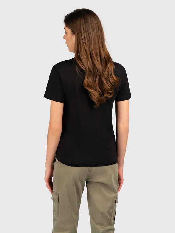 BRENK logo print T-shirt in black  - 3