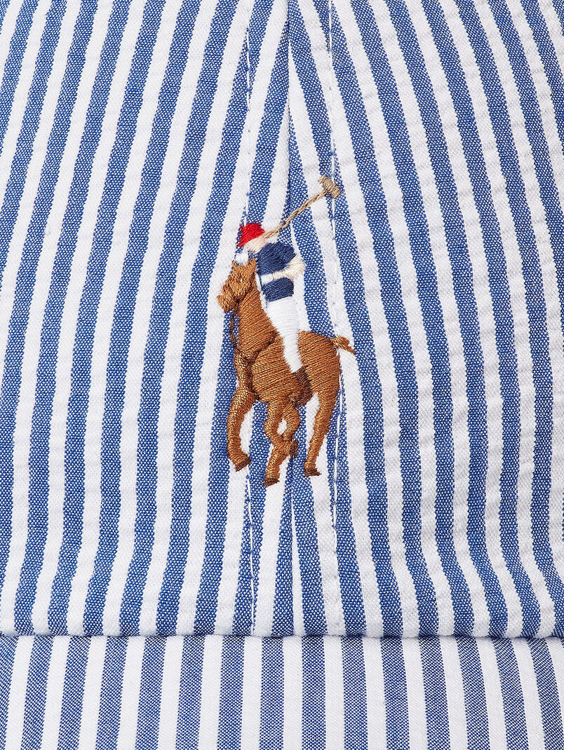 Striped logo cap - 3