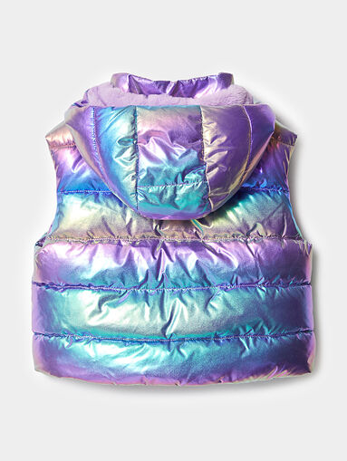 Padded multicolored vest - 4