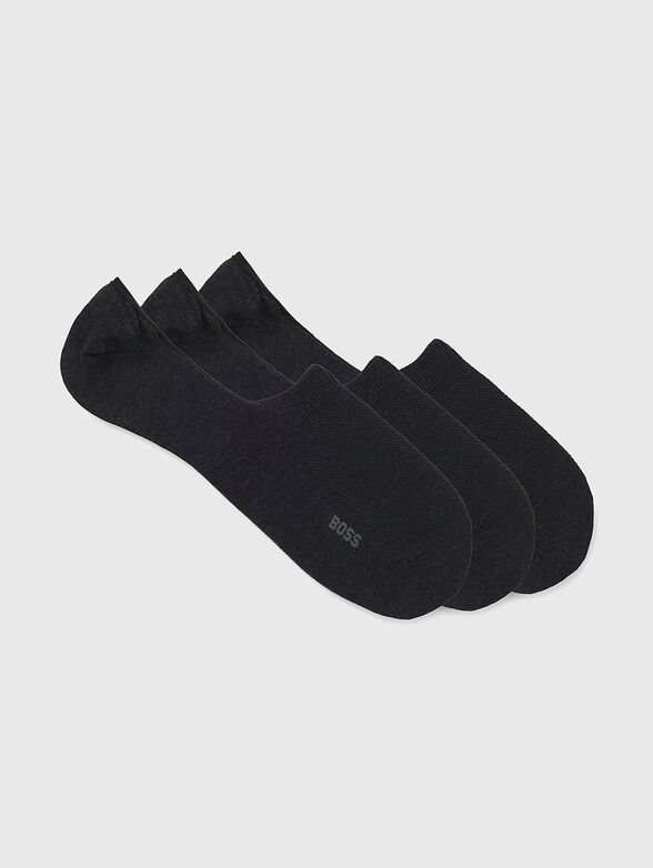 Set of three pairs of cotton socks - 1