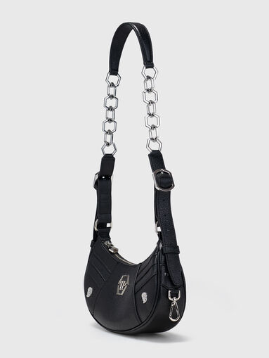 Leather bag with metal details - 3