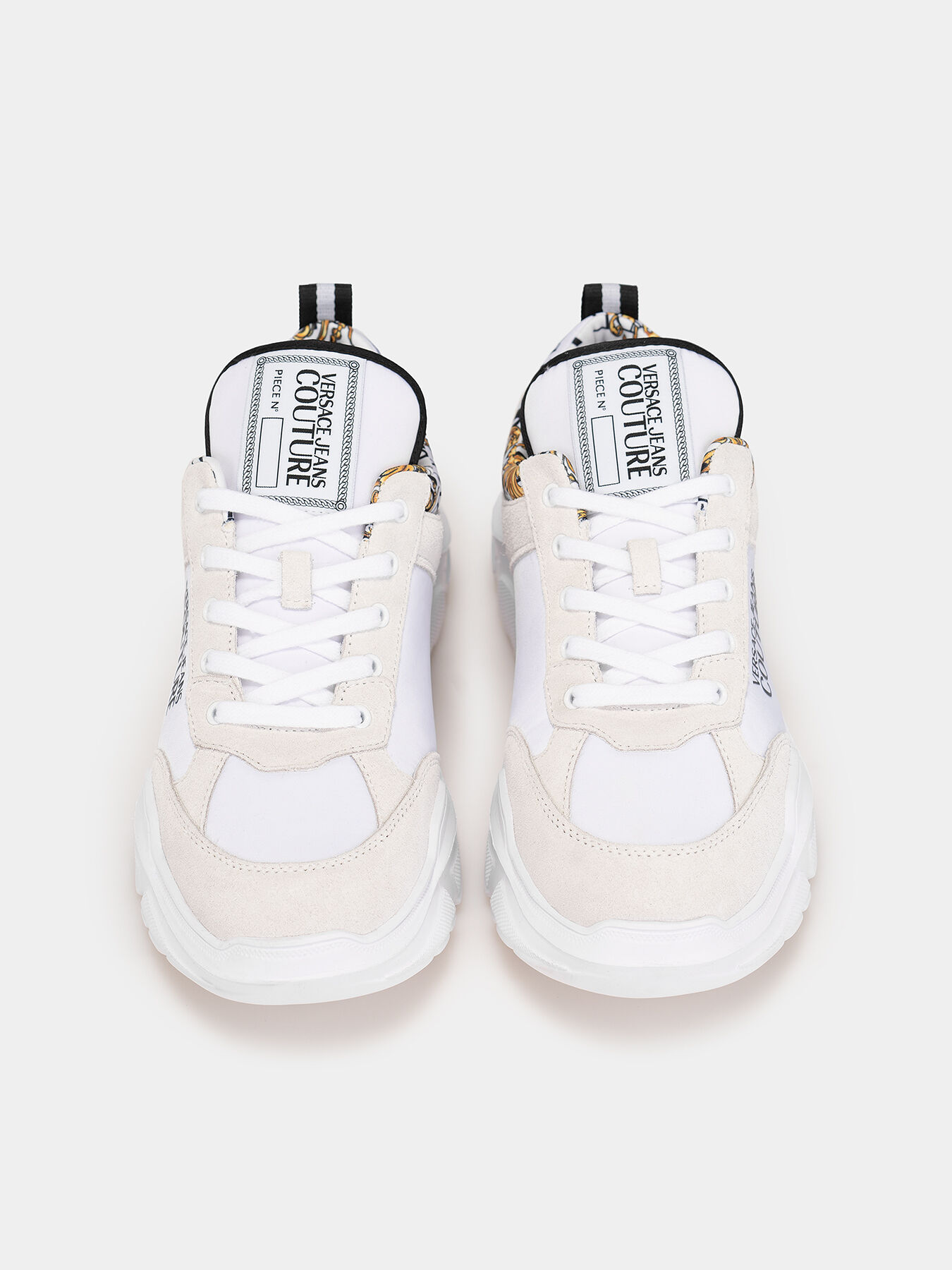 人気定番の with sneakers SPEEDTRACK FONDO baroque VERSACE brand details ウィッグ・エクステ