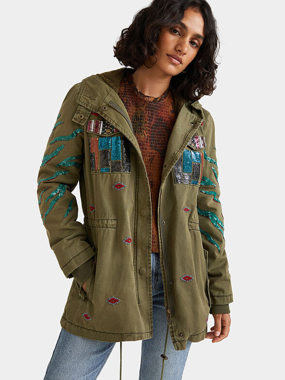 FLIX jacket with ethno embroidery and sequins - 1