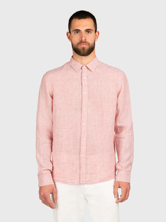 Ленена риза с райе - 1