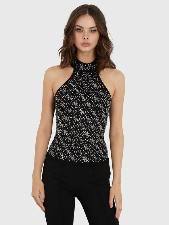 CELESTE crystal embellished top  - 1