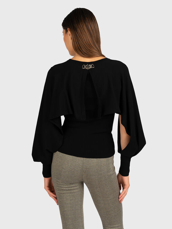 Open-sleeved sweater - 3