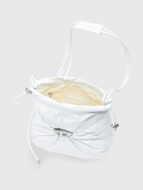 SCRUNCH-D small leather bag with logo - 6