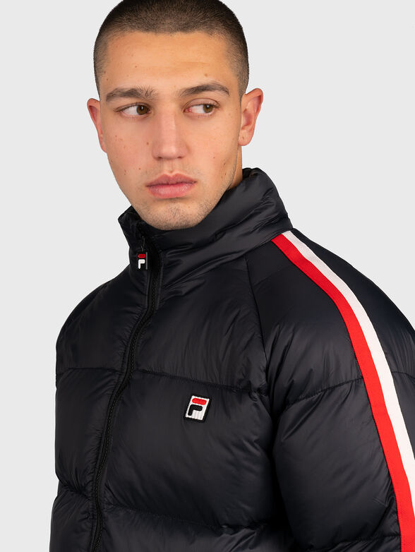 TOVE padded jacket with colored stripes - 3