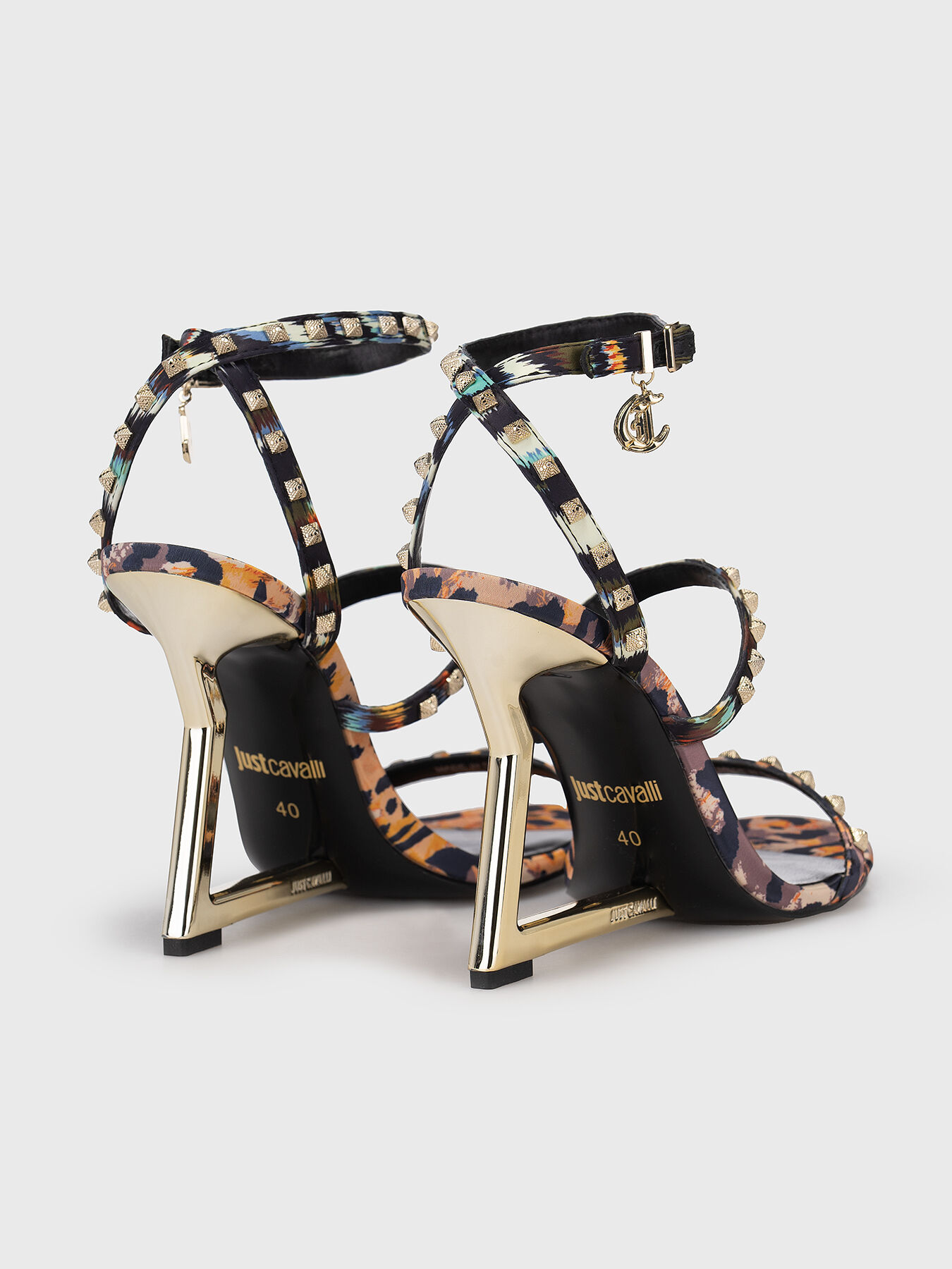 FONDO LADYJ heeled sandals with eyelets brand Just Cavalli