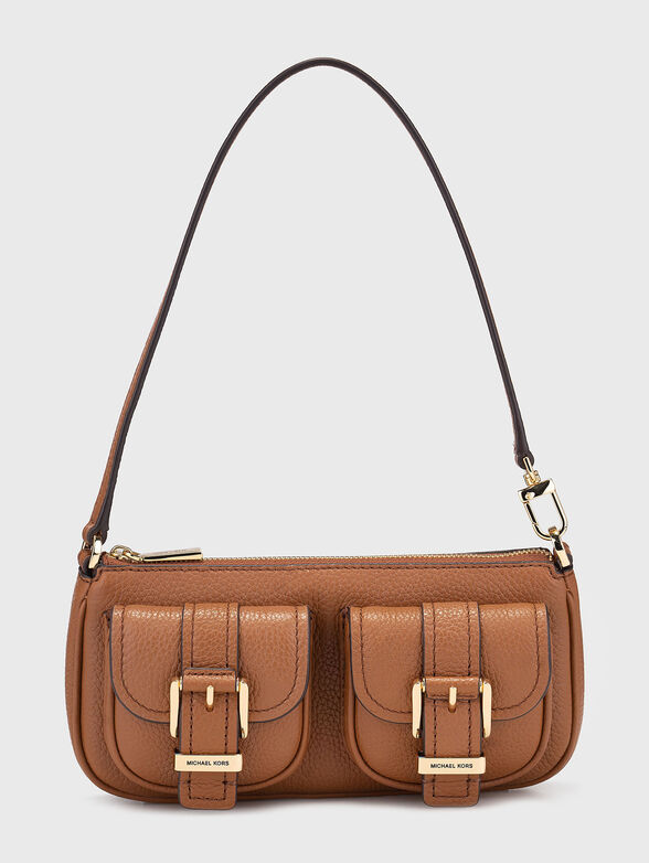 Leather bag with logo detail - 1