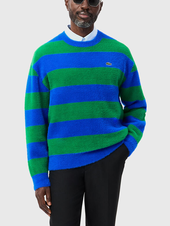 Crew neck striped sweater - 1