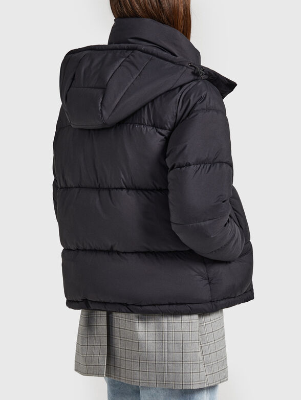 MORGAN down jacket with logo accent - 3