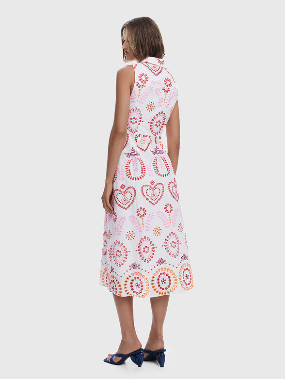 Midi dress with print - 1