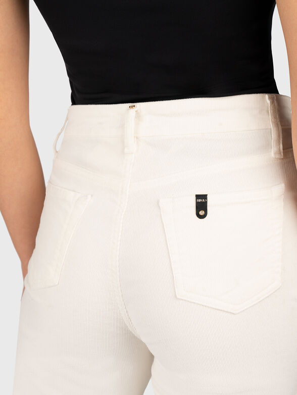 Straight fit corduroy trousers - 2
