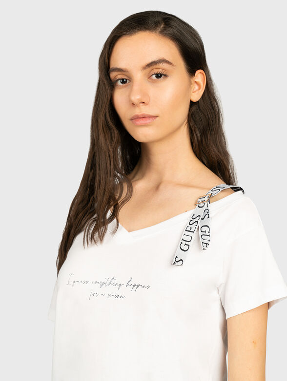 ANITA T-shirt with branded strap - 2