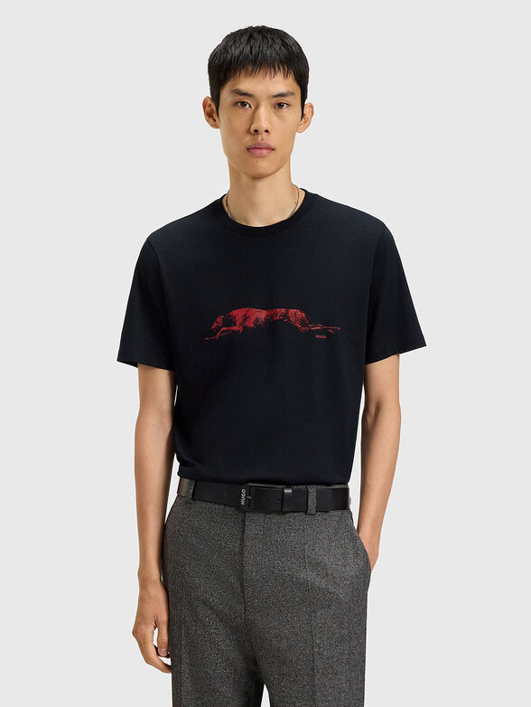 Cotton printed T-shirt - 1