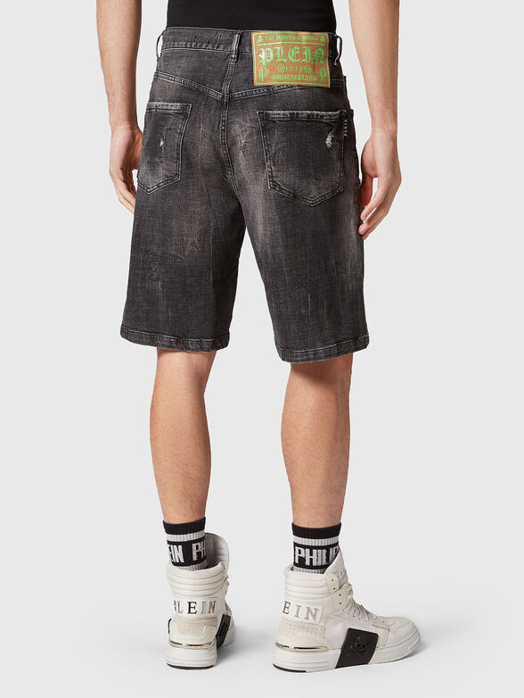 Black denim trousers SKULL&BONES - 2
