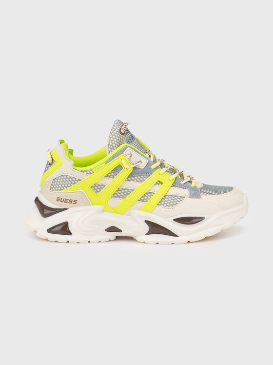 BELLUNO sports shoes with neon details - 1
