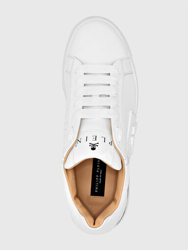 White leather sneakers - 5