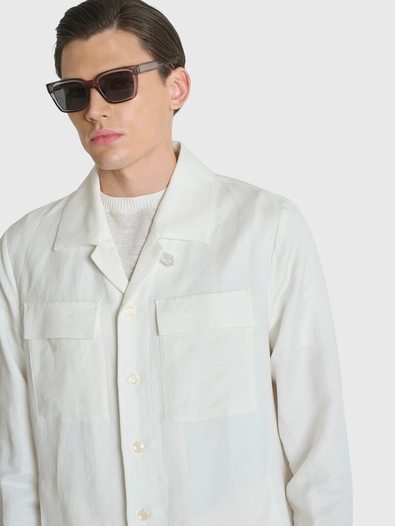Shirt of linen blend - 3
