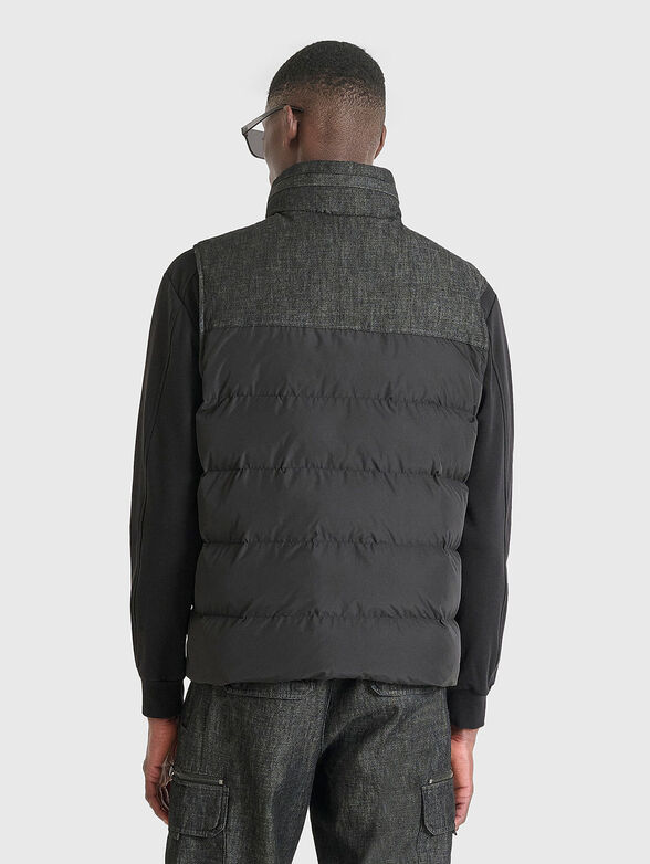 Vest with denim details - 2