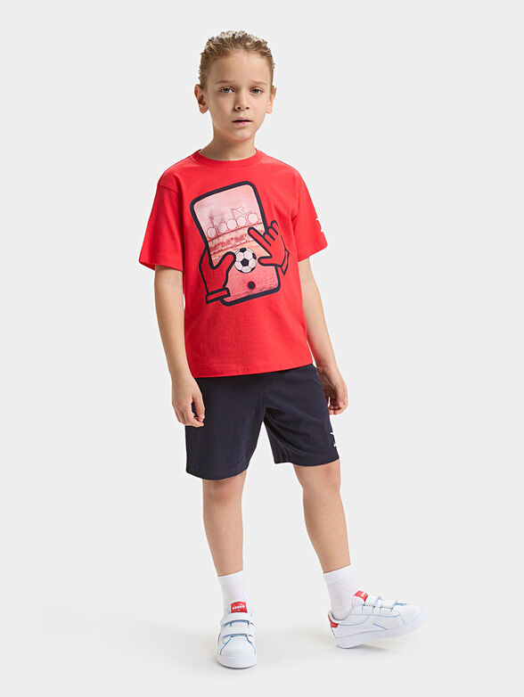 Set of two parts in red color - 5