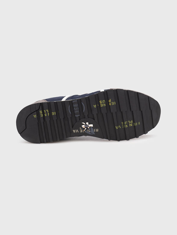 LUCY textile and suede sneakers - 5